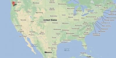 بورتلاند في الولايات المتحدة الأمريكية خريطة